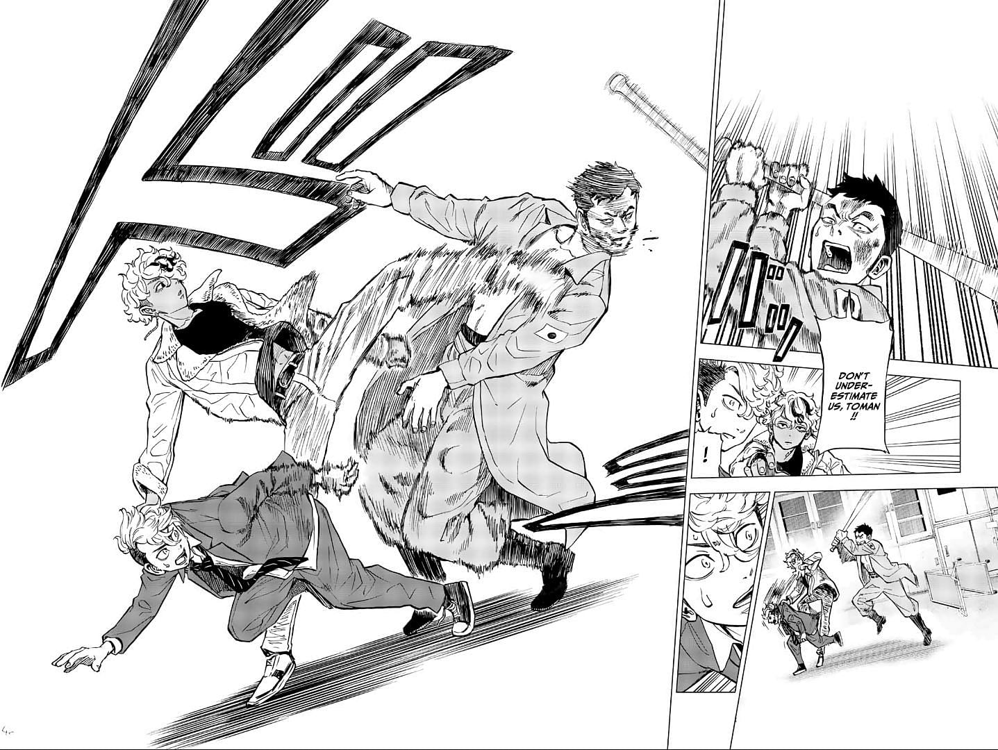 Ryusei saved Chifuyu from a Yagyo Doji member (Image via Ken Wakui/Kodansha)