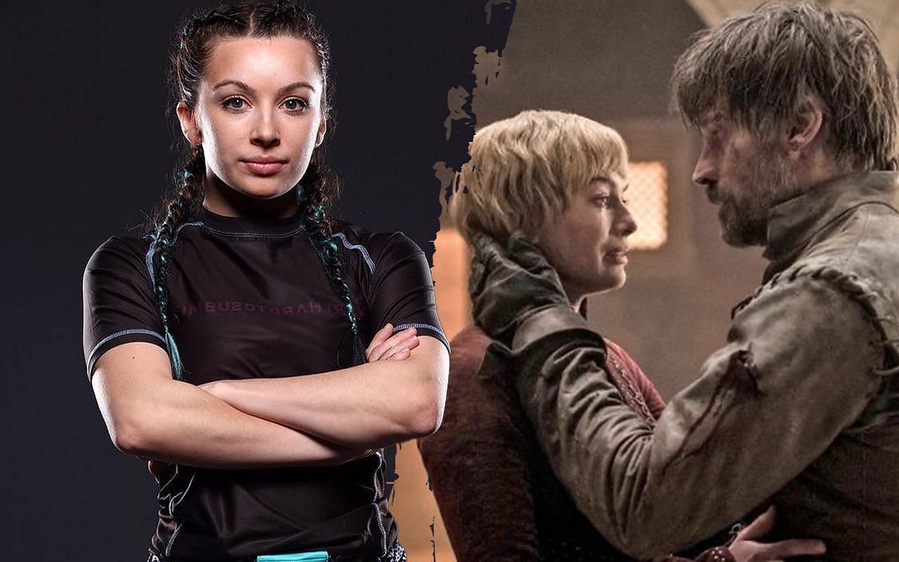 Danielle Kelly (left) says the show runners ruined the final season of Game of Thrones. [Photos ONE Championship, HBO]