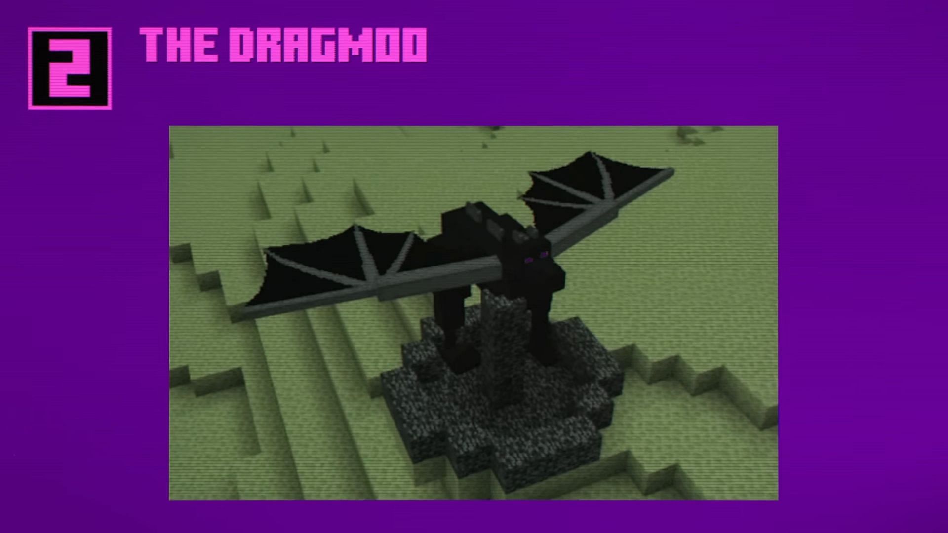 The Dragmoo, as shown in the YouTube video (Image via Mojang)