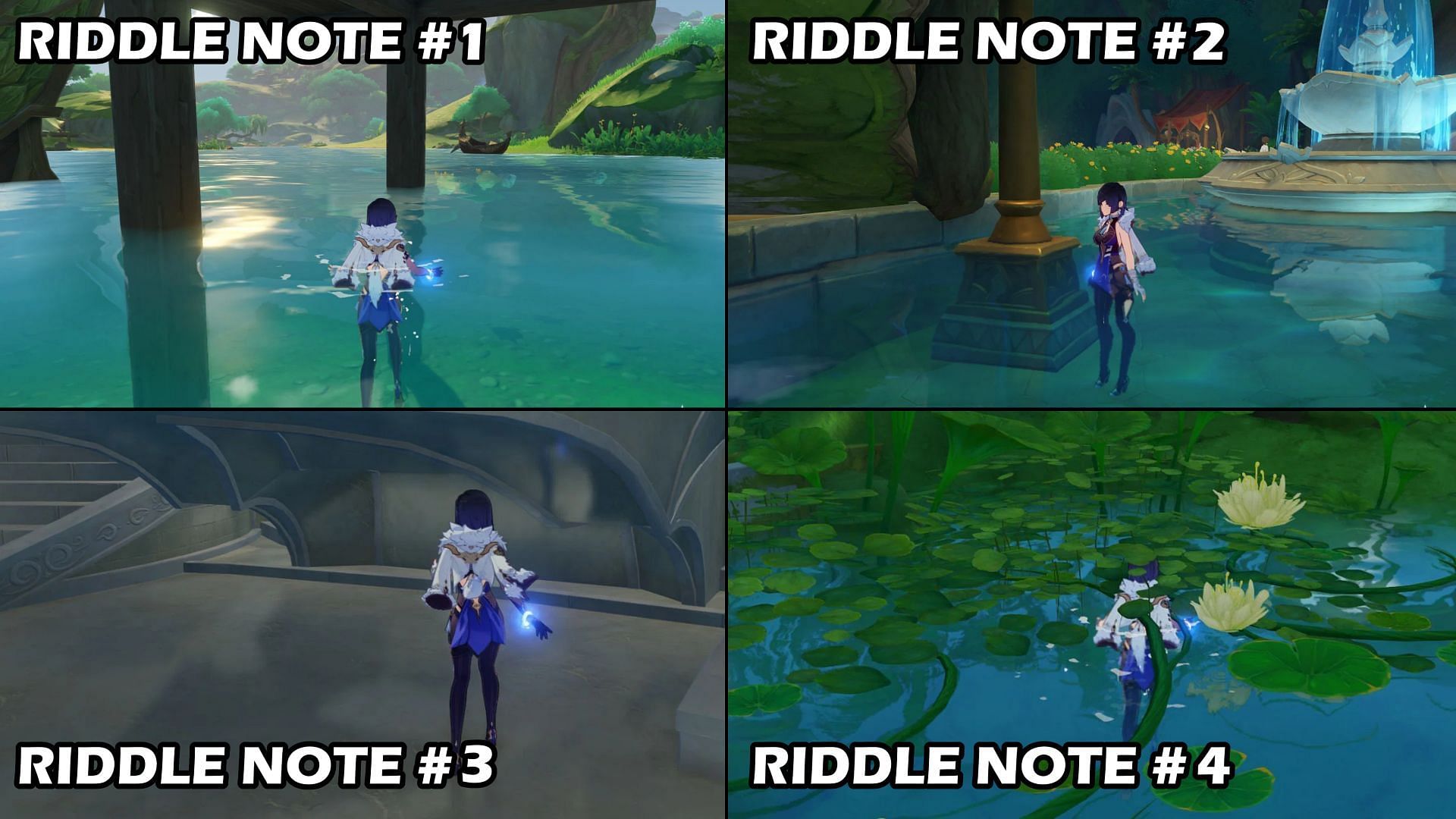 This is where each Riddle Note spawns (Image via HoYoverse)