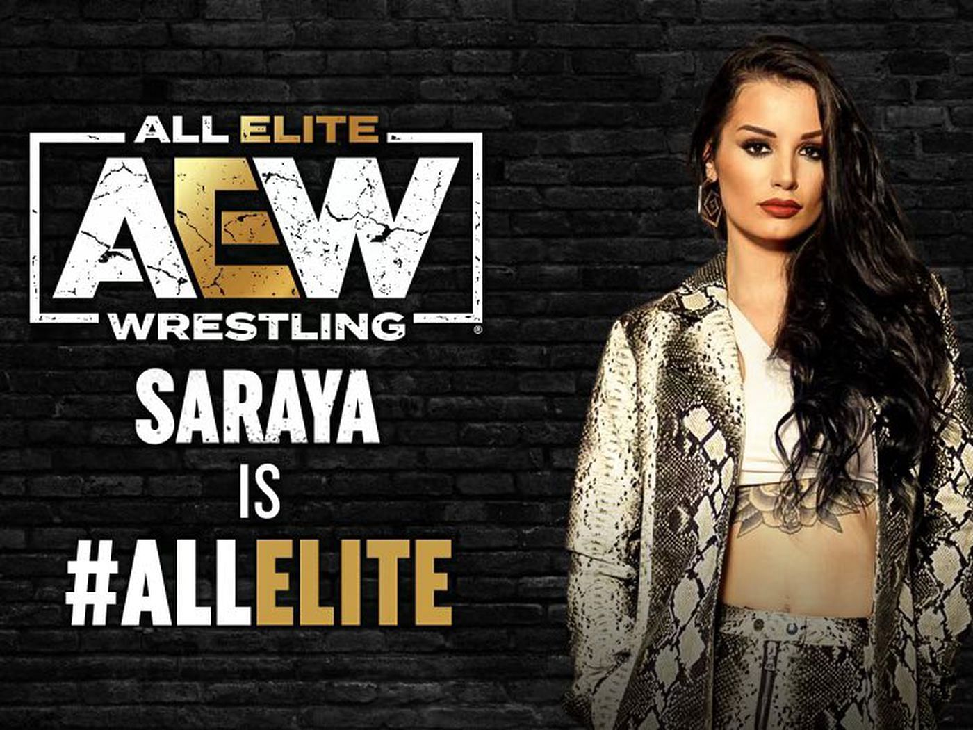 It has officially happened. Saraya is a part of the AEW roster.