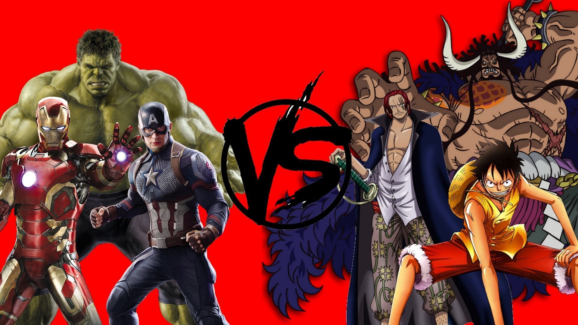 The Avengers have never faced fighters like the cast of One Piece (Image via Sportskeeda)