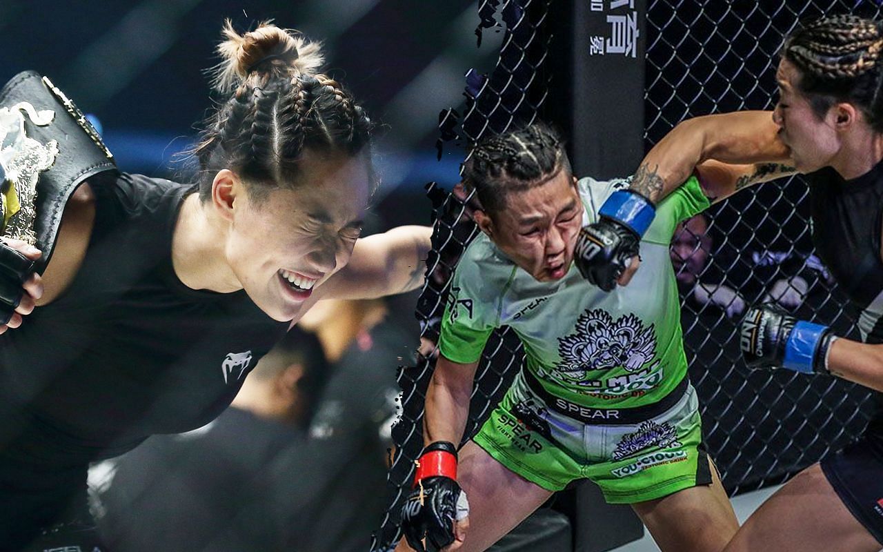 (left) Angela Lee and (right) Xiong King Nan [Credit: ONE Championship]