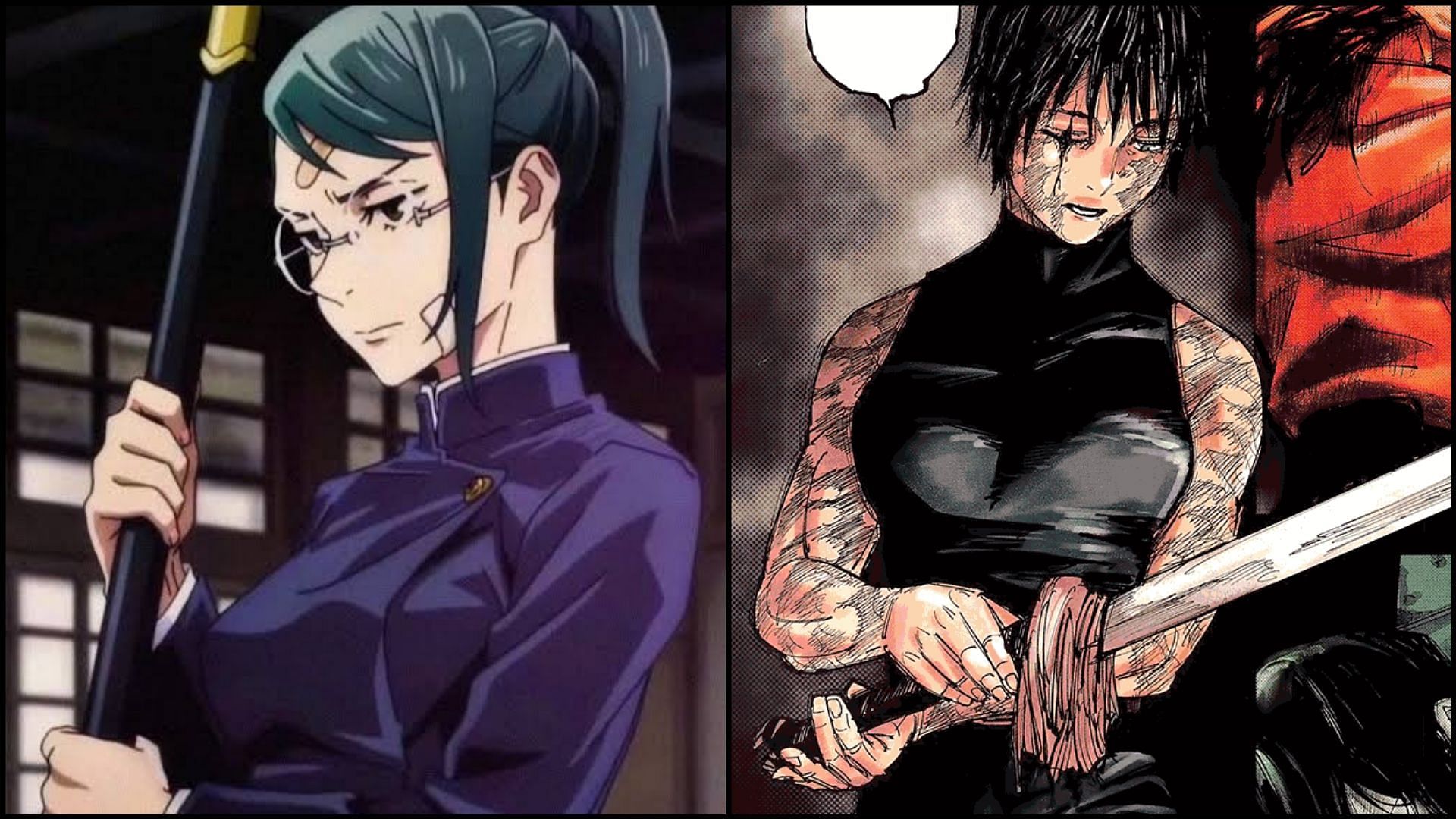 Maki Anime Vs Manga | Jujutsu Kaisen! Amino