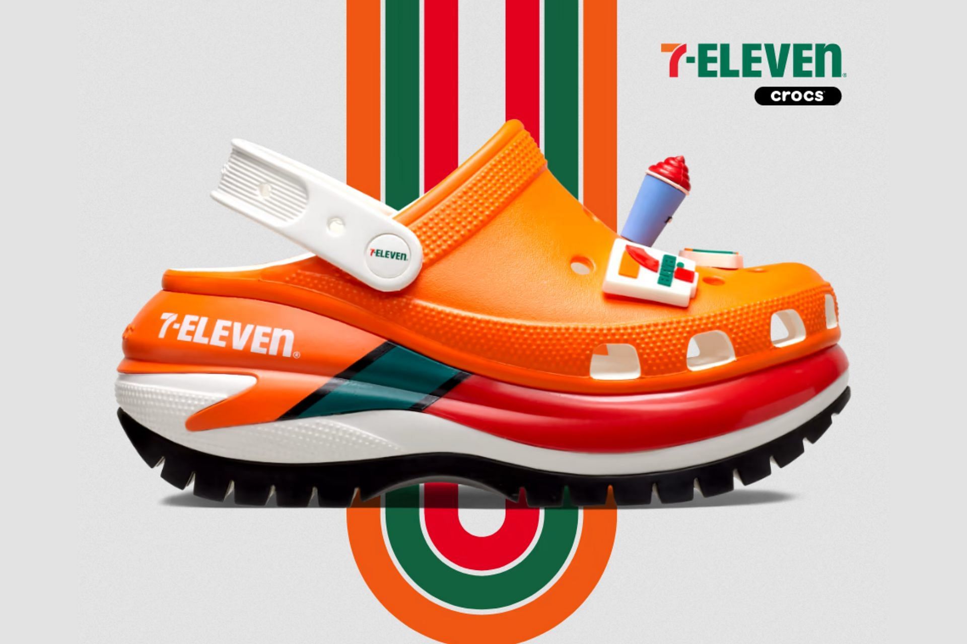 7-Eleven x Crocs Mega Crush Clogs (Image via Crocs)