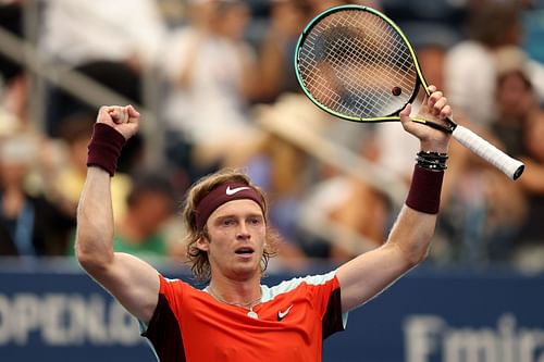 Andrey Rublev at the 2022 US Open.