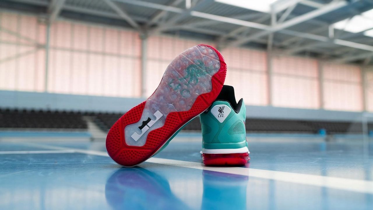 More details on the Liverpool-inspired signature shoe by LeBron James and Nike (Image via Liverpool FC)