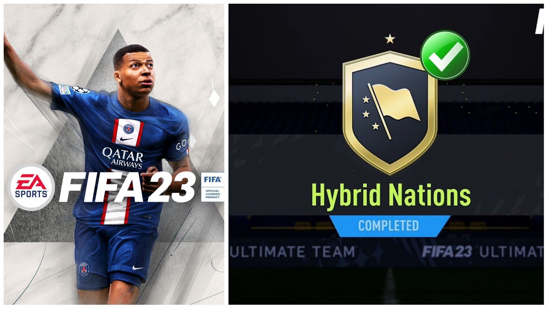 Hybrid Nations is one of the best SBCs to complete at the start of FIFA 23 Ultimate Team (Images via EA Sports)