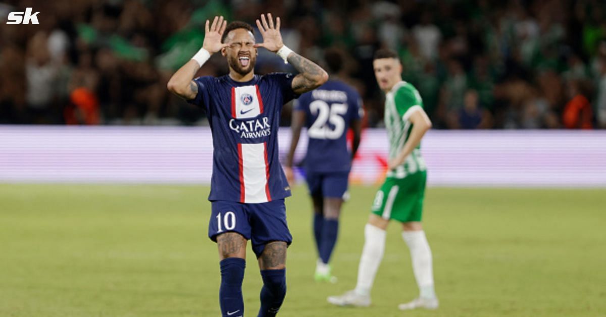 Neymar was surprisingly booked for his trademark celebration