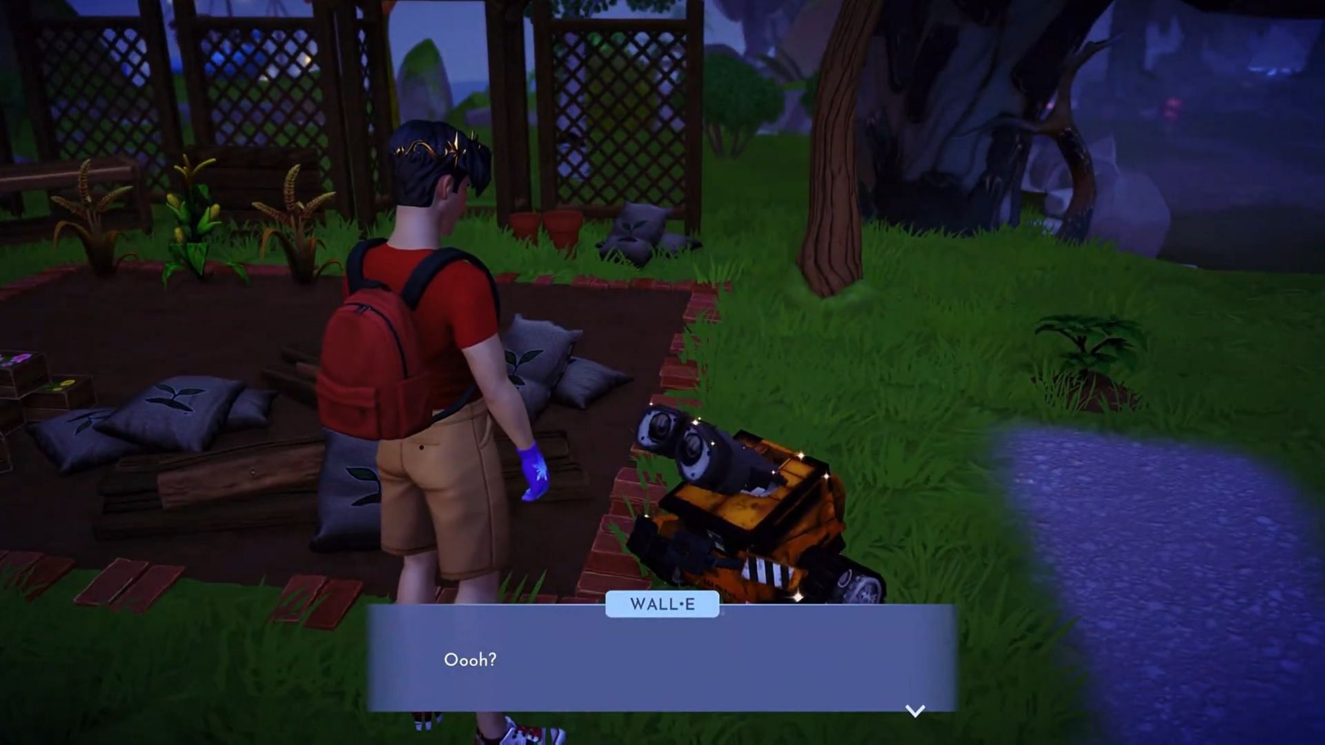 Wall-E needs your help in Disney Dreamlight Valley (Image via Youtube - Game Gem)