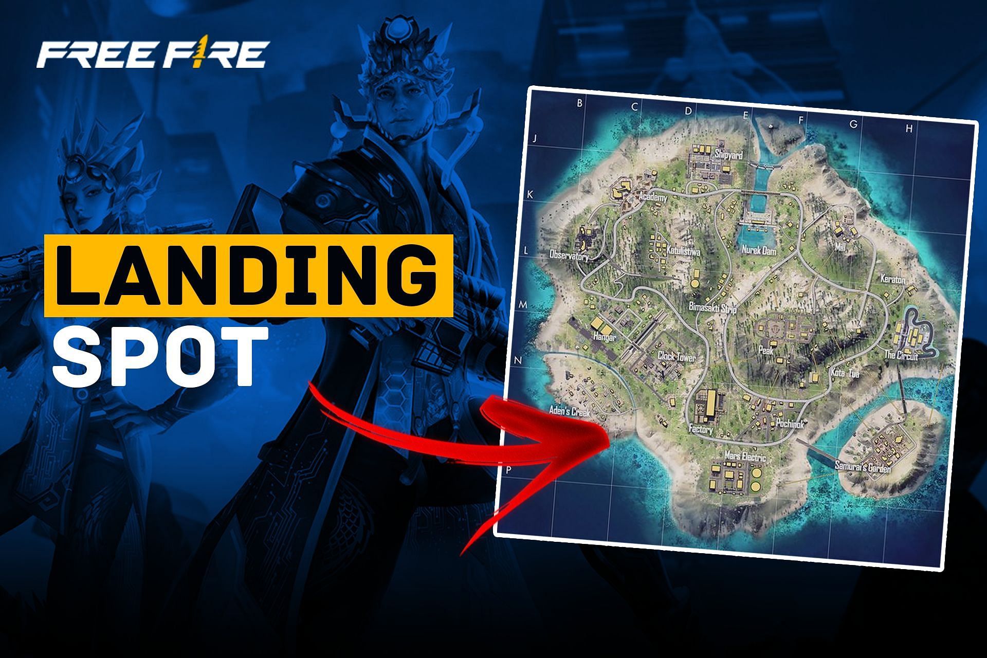 5 best landing spots on the Bermuda map in Free Fire for more kills (September 2022)