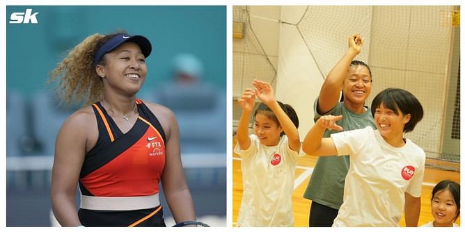 In pictures: Naomi Osaka visits academy in Tokyo to promote importance of girls' participation in sport