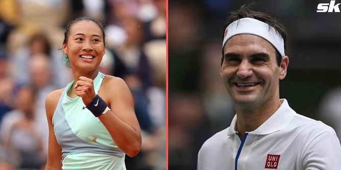 "I know I make strange faces sometimes when I play tennis, I mean, not everybody can play like Roger Federer, with really calm face; I wish I can, but is so tough to be like that" - Qinwen Zheng