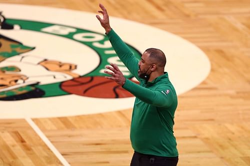 Ime Udoka at the 2022 NBA Finals - Game Four