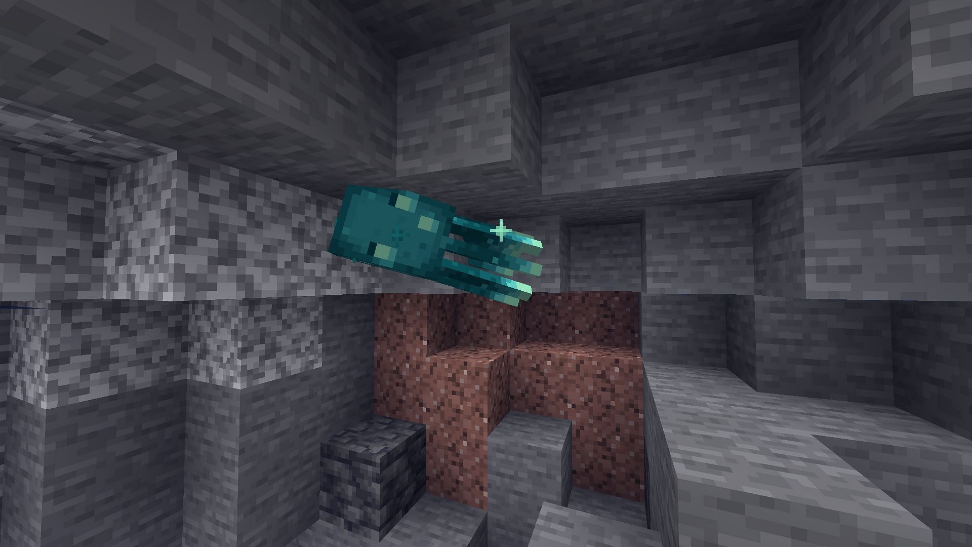 Glow Squids are quite beautiful in underwater aquifers in Minecraft 1.19 (Image via Mojang)