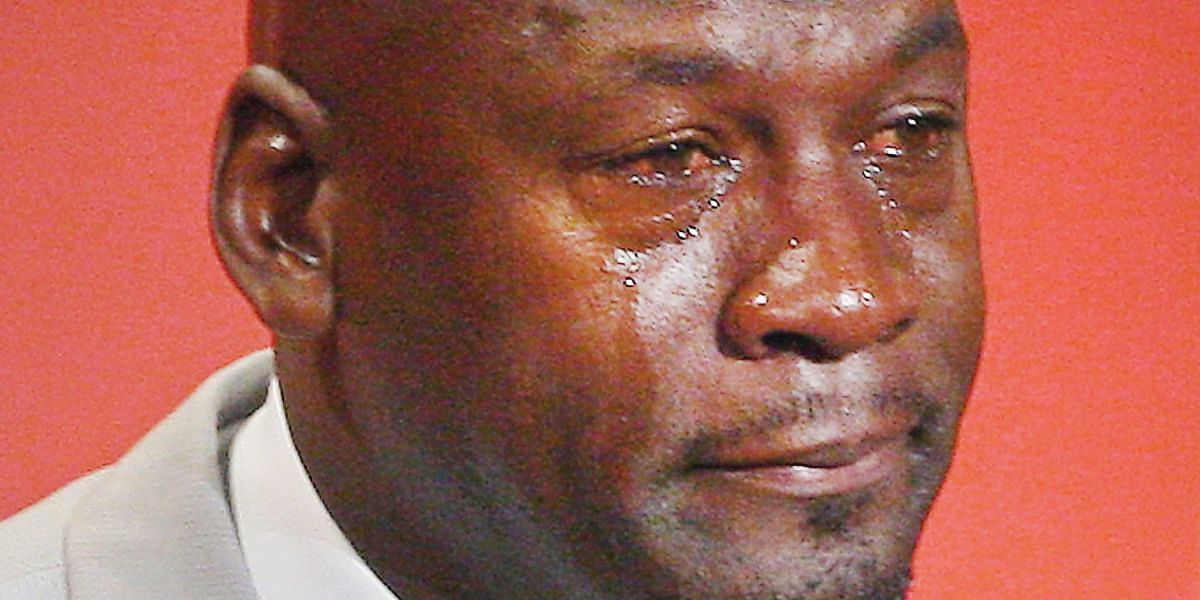 The Evolution Of The Michael Jordan Crying Face Meme : The Two-Way : NPR