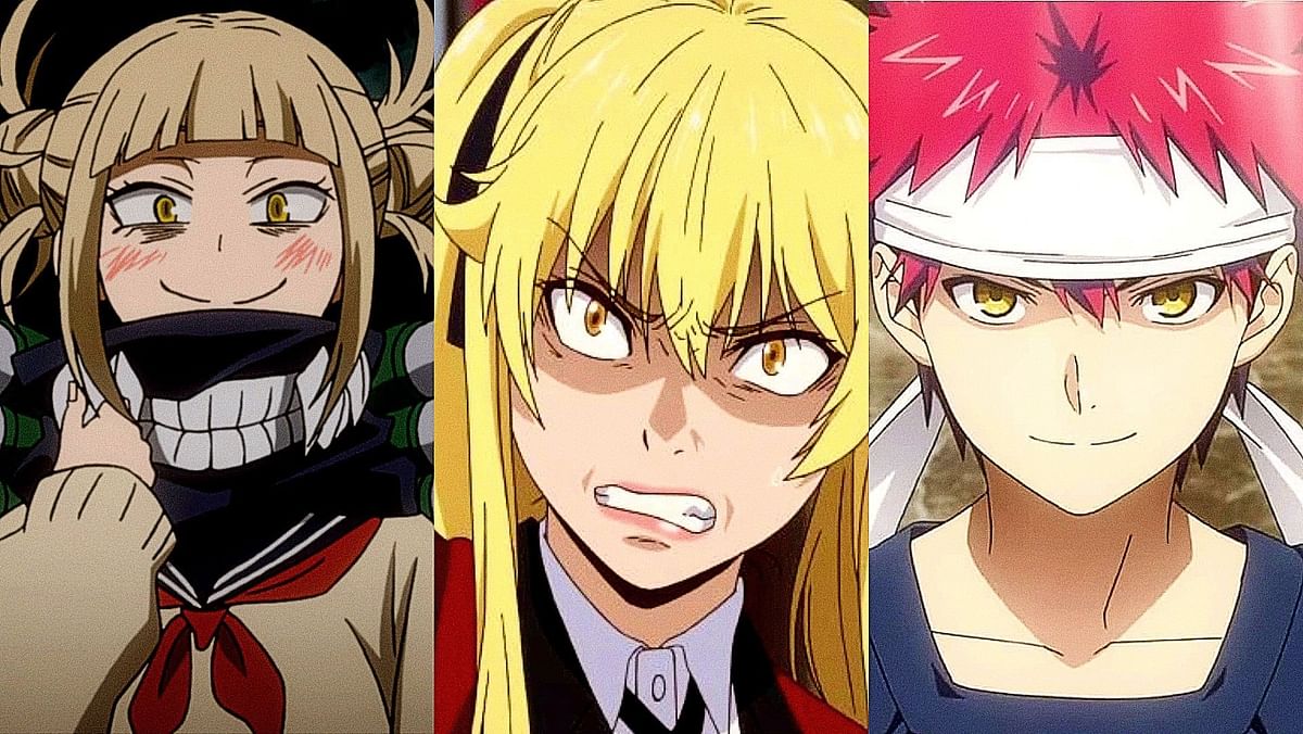 8 popular anime characters with yellow eyes