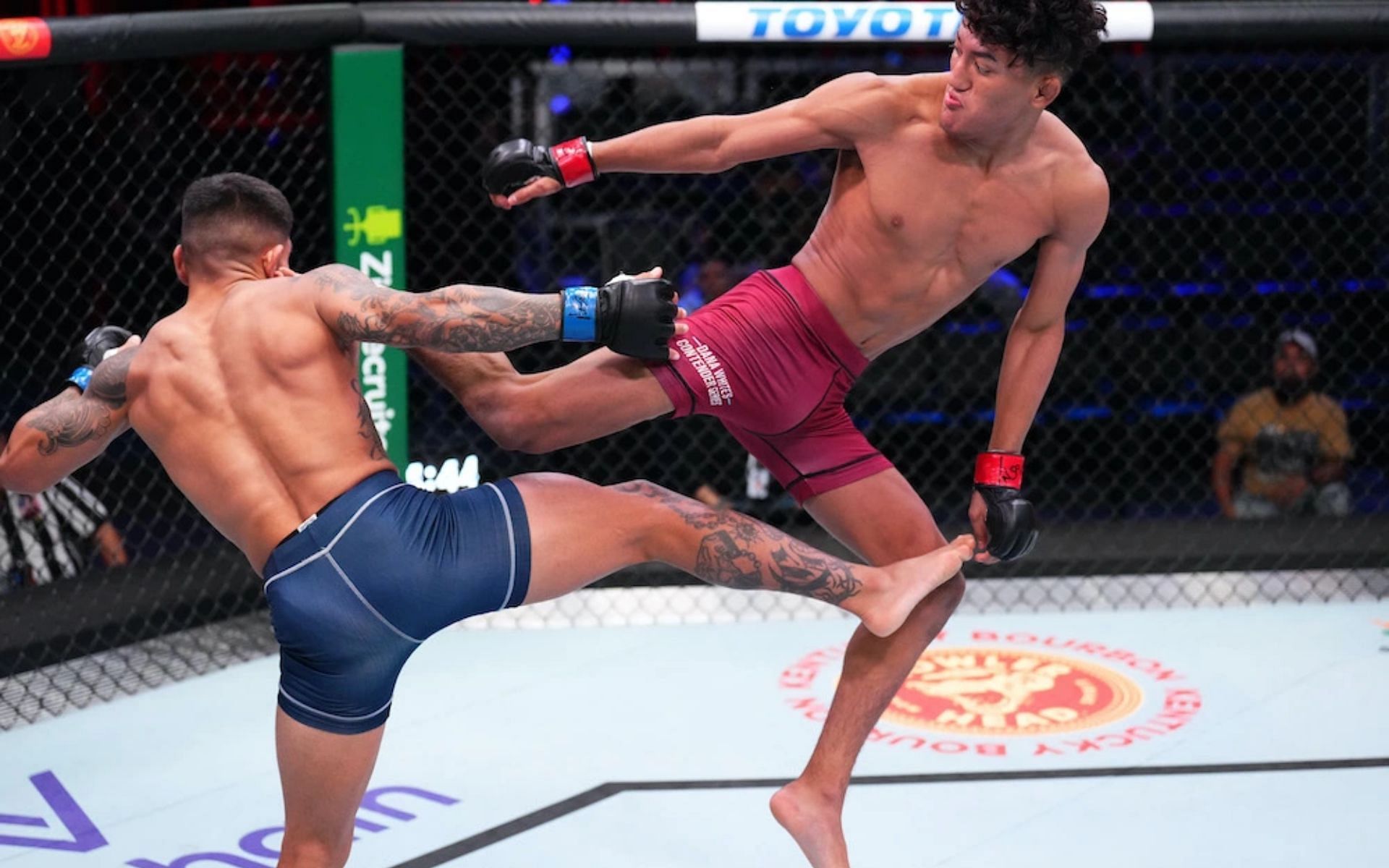 Raul Rosas Jr. (right) could become the youngest fighter in UFC history in the near future