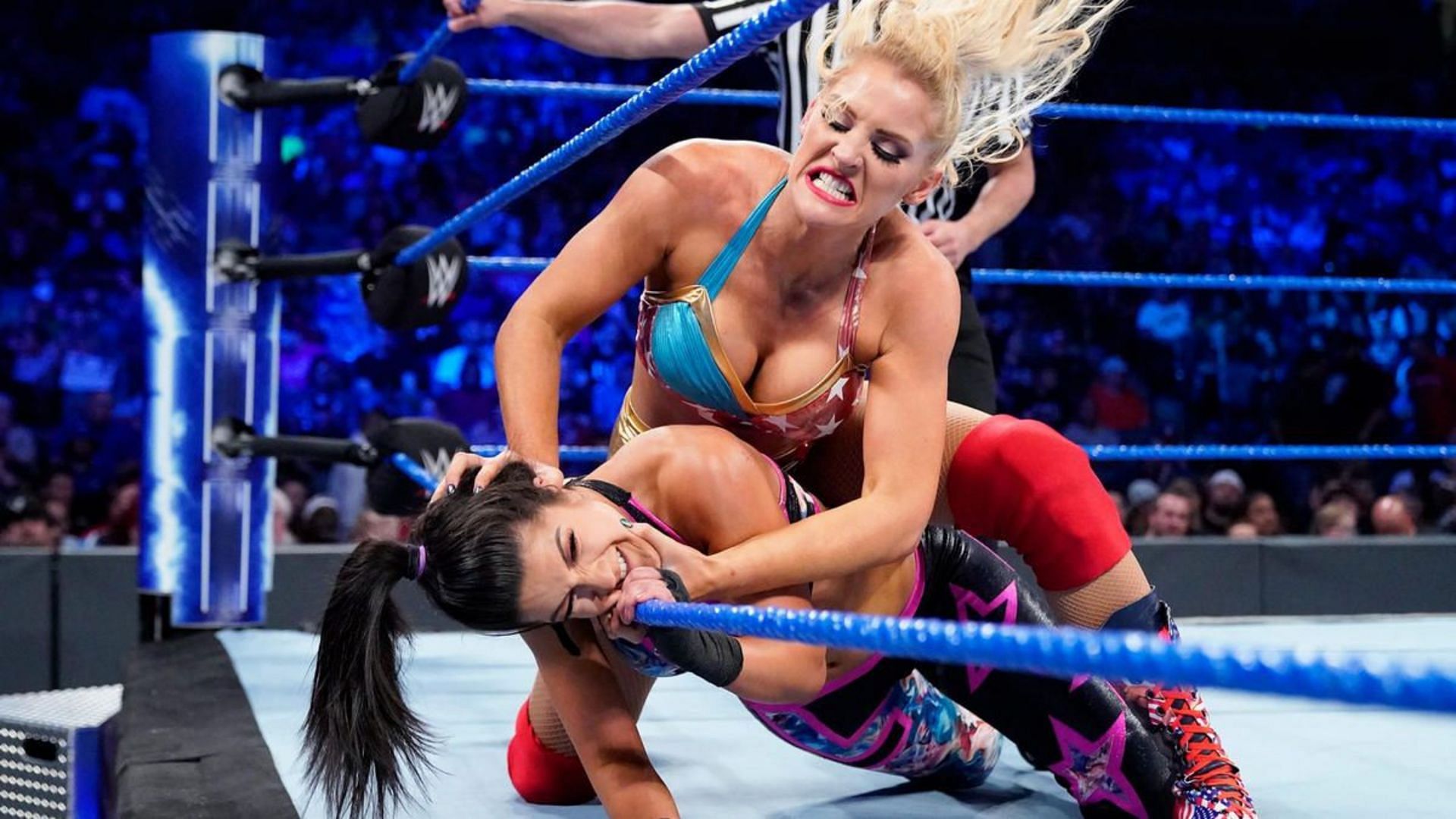 Lacey Evans defeated Bayley in January 2020