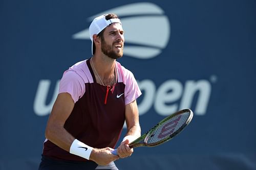 Karen Khachanov at the 2022 US Open.