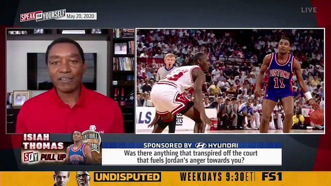 Isiah Thomas reveals why Pistons didn’t shake hands with Michael Jordan ...