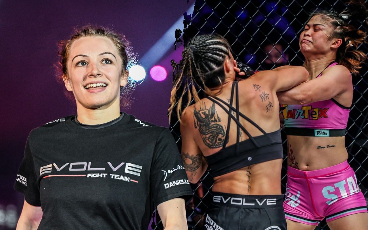 (left) Danielle Kelly inspired by (right) Angela Lee
