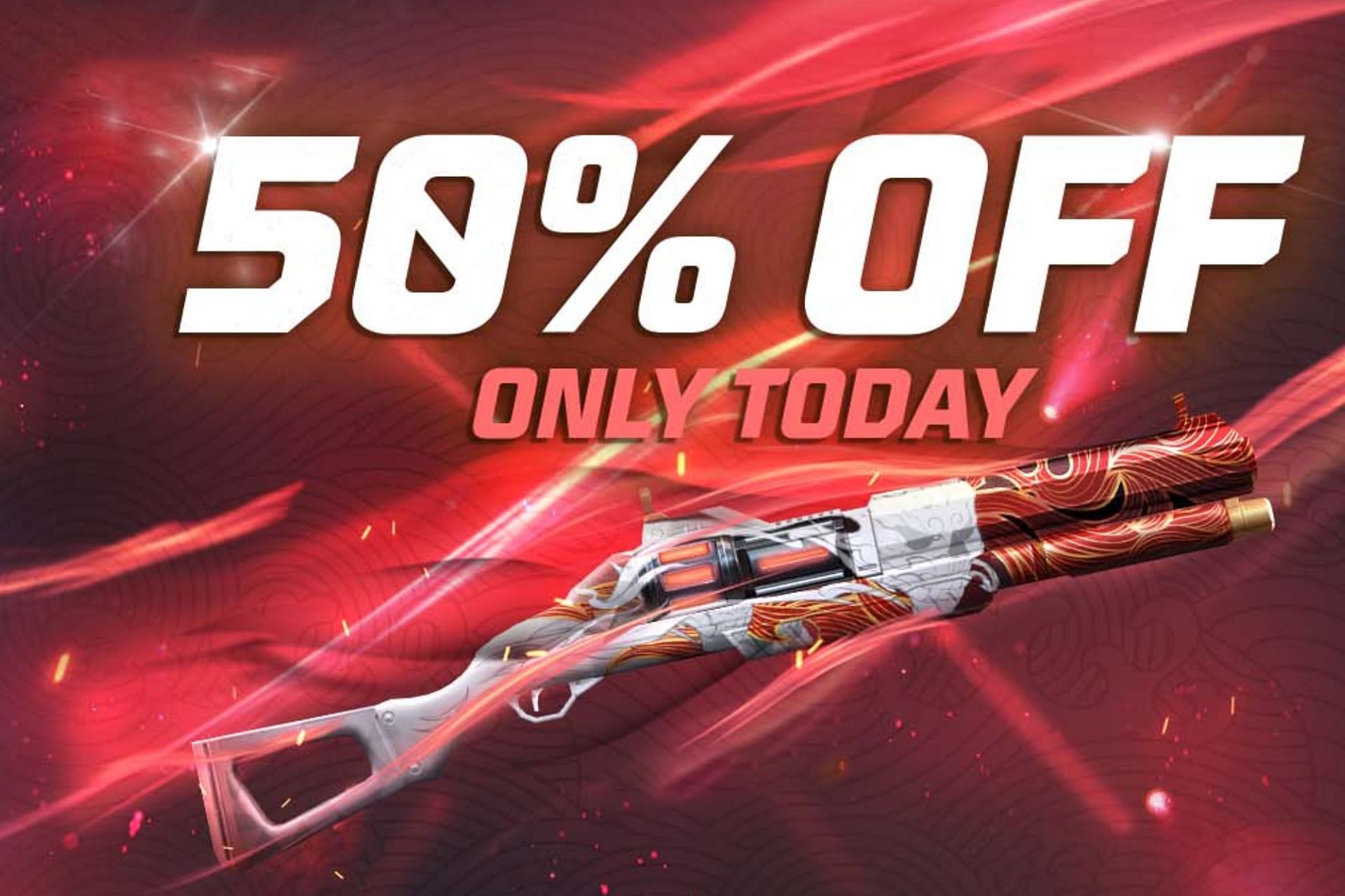 Players can get 50% discount on Lava Lustre (Image via Garena)
