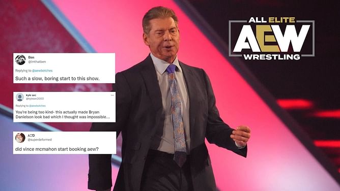 "Did Vince McMahon start booking aew?" - Twitterati roasts opening segment on Dynamite featuring two former WWE World Champions