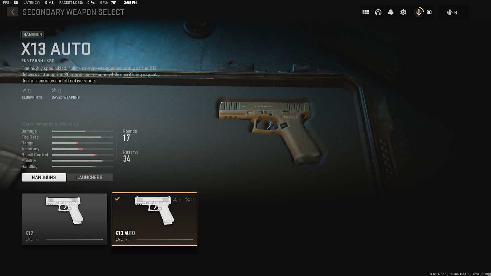 Handguns (Image via Activision)