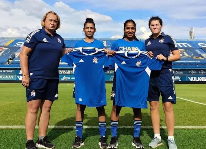 "Saw potential, that's why we signed them" - ZNK Dinamo Zagreb rope in Indian forwards Soumya Guguloth and Jyoti Chouhan