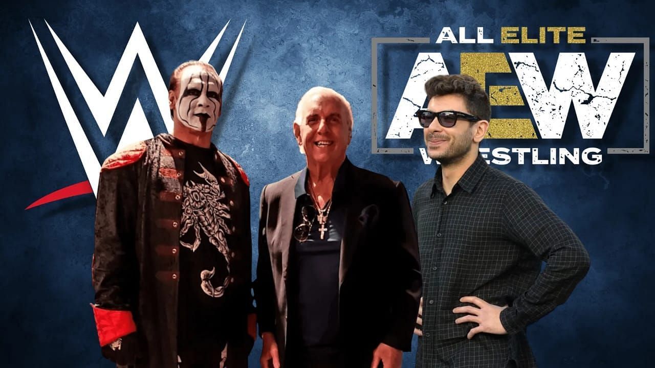 AEW President Tony Khan recently mentioned WWE legends Sting and Ric Flair.