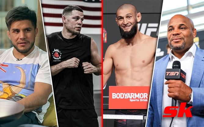 "He struggled making that weight" - Henry Cejudo questions Daniel Cormier saying Khamzat Chimaev would've run through Nate Diaz