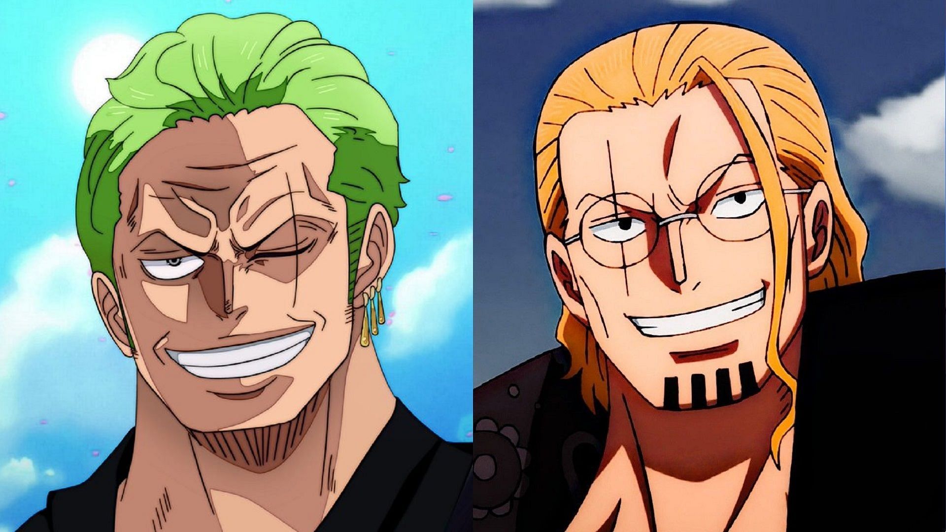 An aged Zoro looks literally identical to Rayleigh (Image via Eiichiro Oda/Shueisha, One Piece)