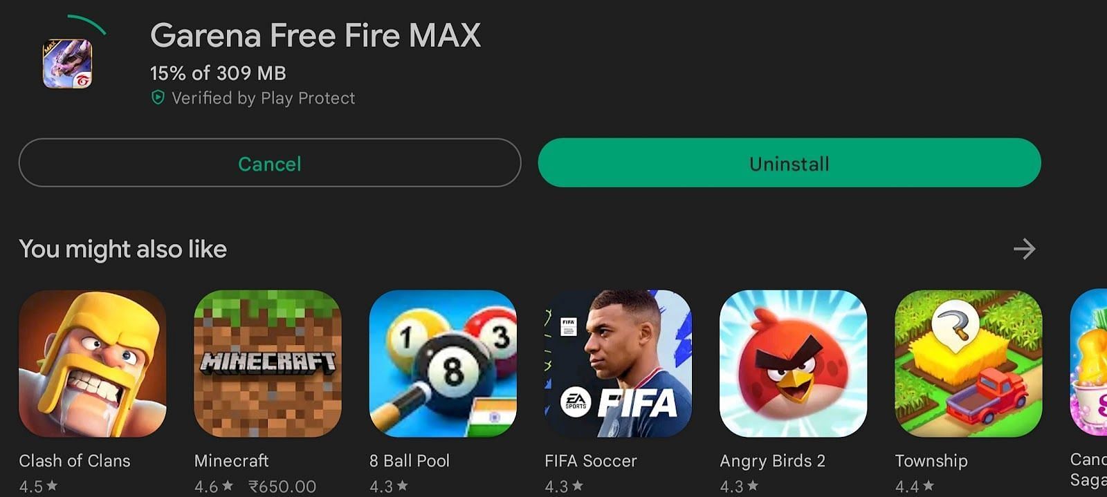 The update size for the OB36 version (Image via Google Play Store)