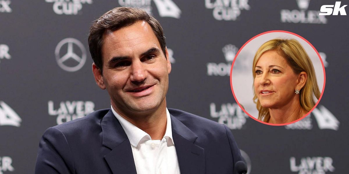 Chris Evert shares a message for Roger Federer