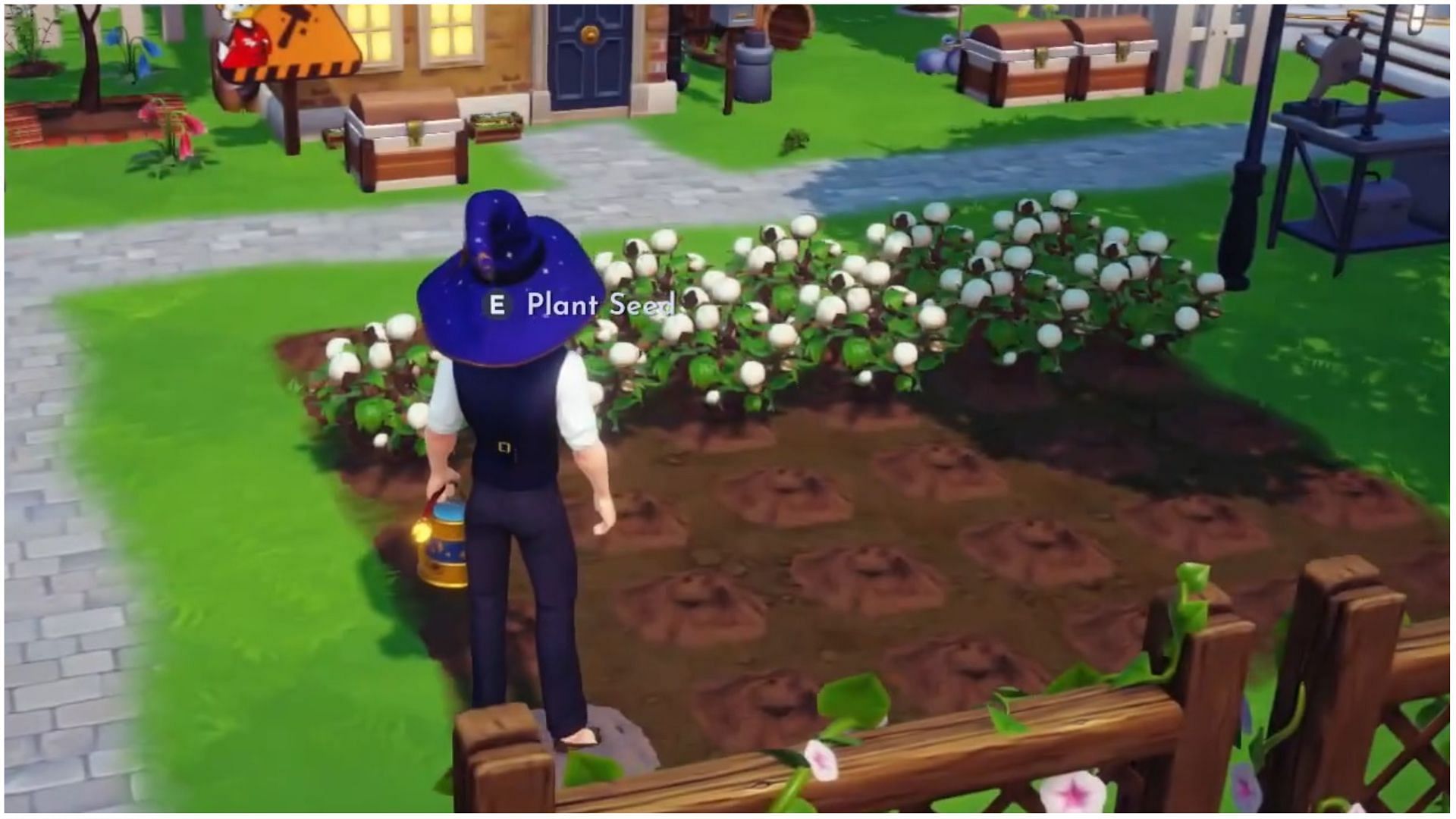 Cotton is a crop that can be grown in Disney Dreamlight Valley (Image via Youtube - Quick Tips)