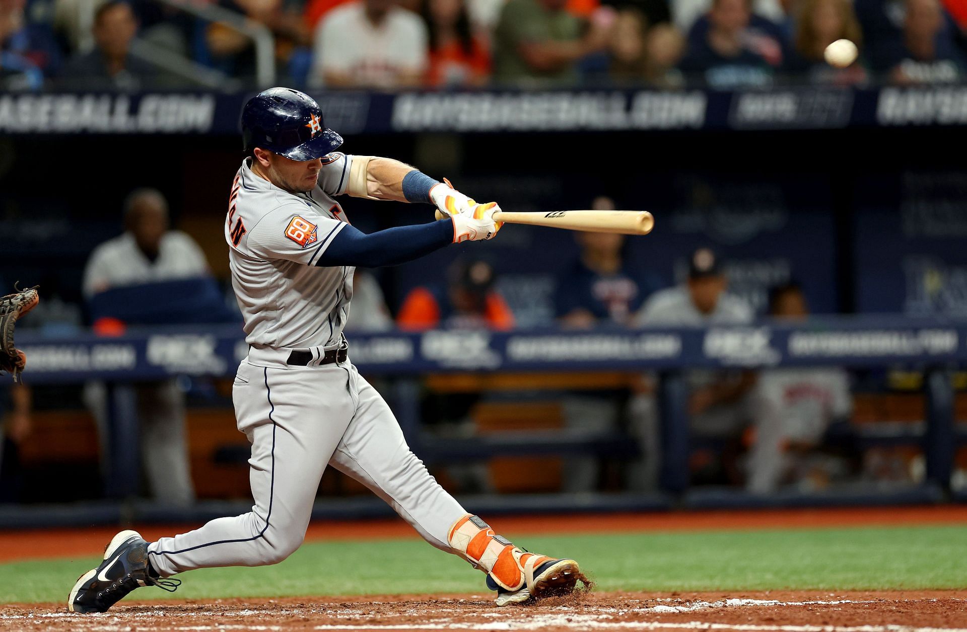Alex Bregman of the Houston Astros during a game against the Tampa Bay Rays.