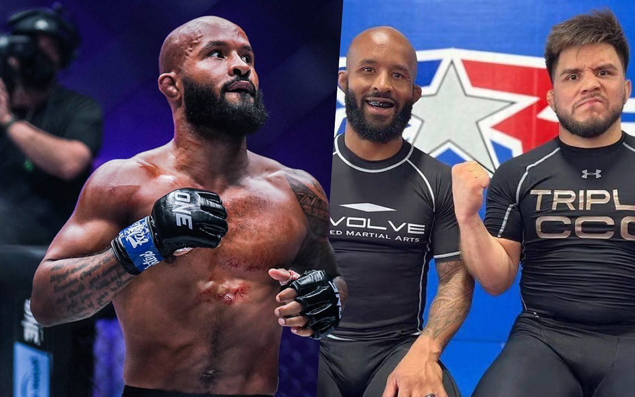 Demetrious Johnson and Henry Cejudo [Photo Credit: ONE Championship]