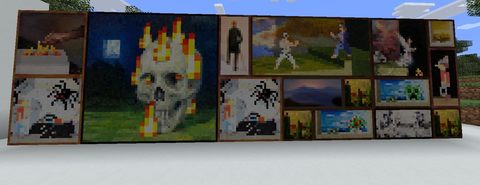 Who is Painting in Minecraft?