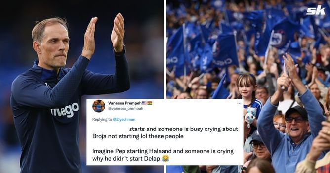 "Things we love to see," "Imagine Pep starting Haaland and someone is crying" - Chelsea fans excited as Thomas Tuchel names star in starting line up against Dinamo Zagreb