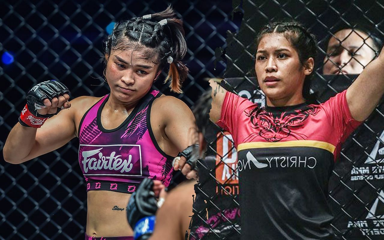 Stamp Fairtex (left) and Jihin Radzuan (right). [Photos ONE Championship] 