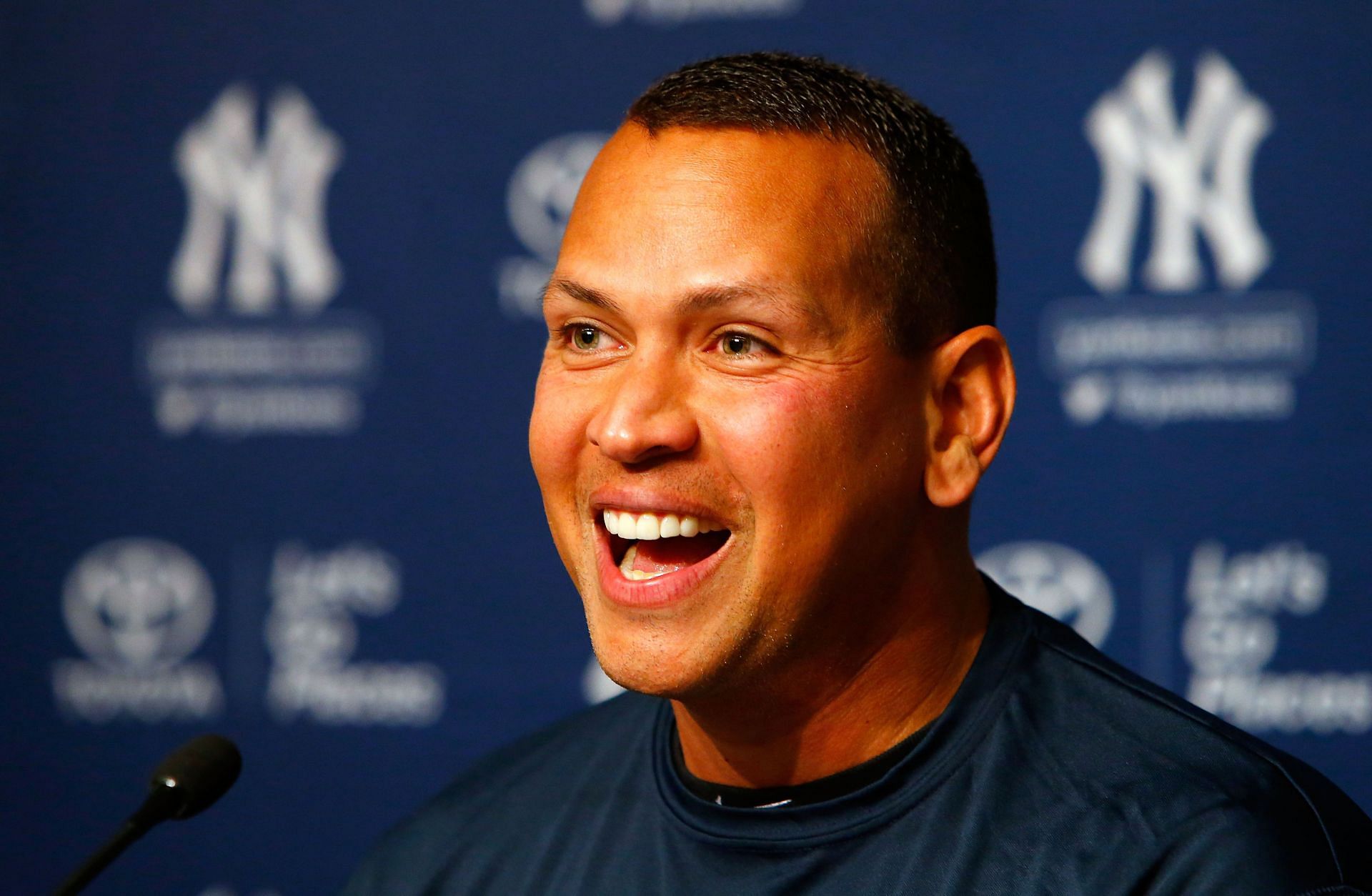 Alex Rodriguez during a press conference.
