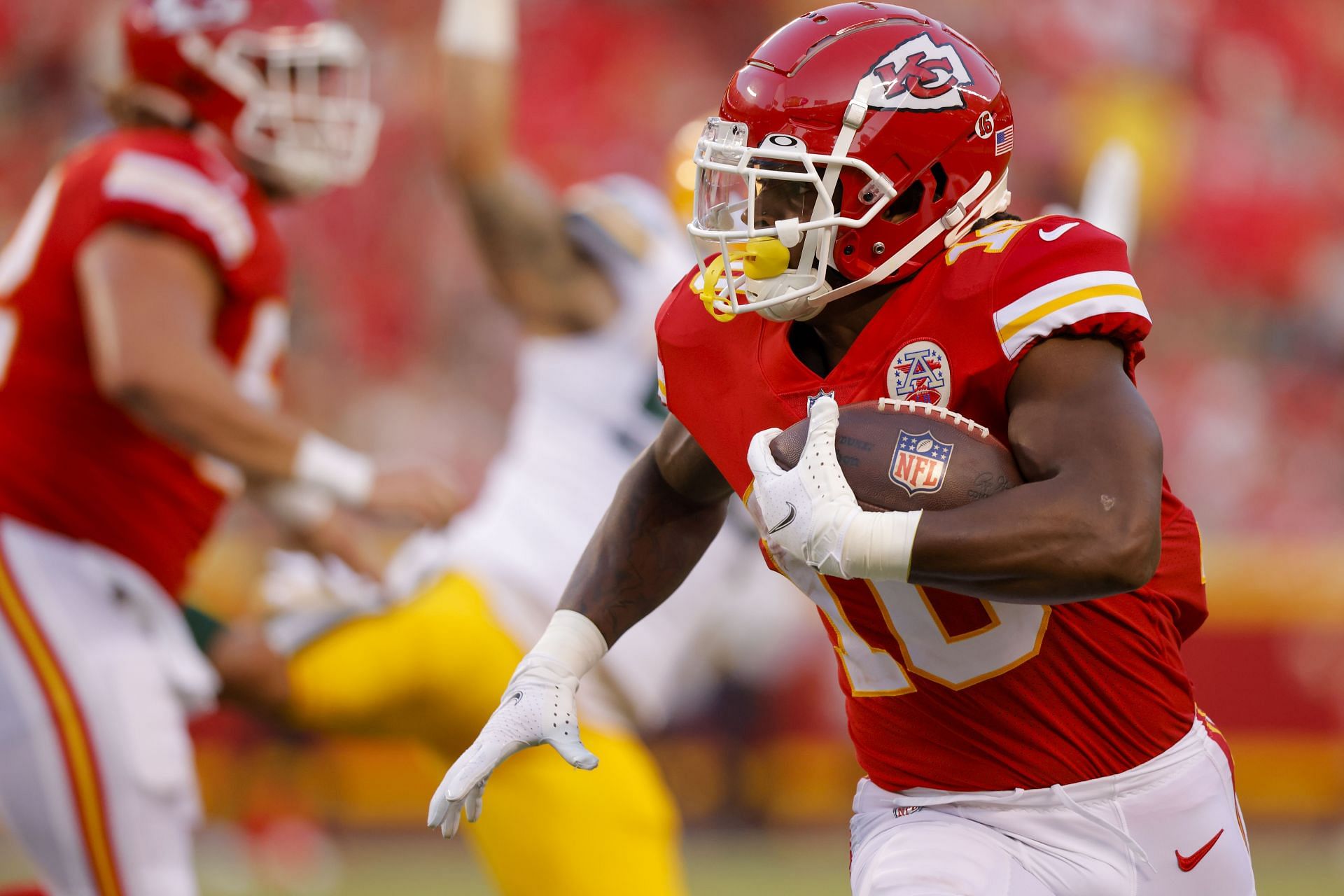 Chiefs' Patrick Mahomes on running back Isiah Pacheco: 'You could see it in  his eyes'