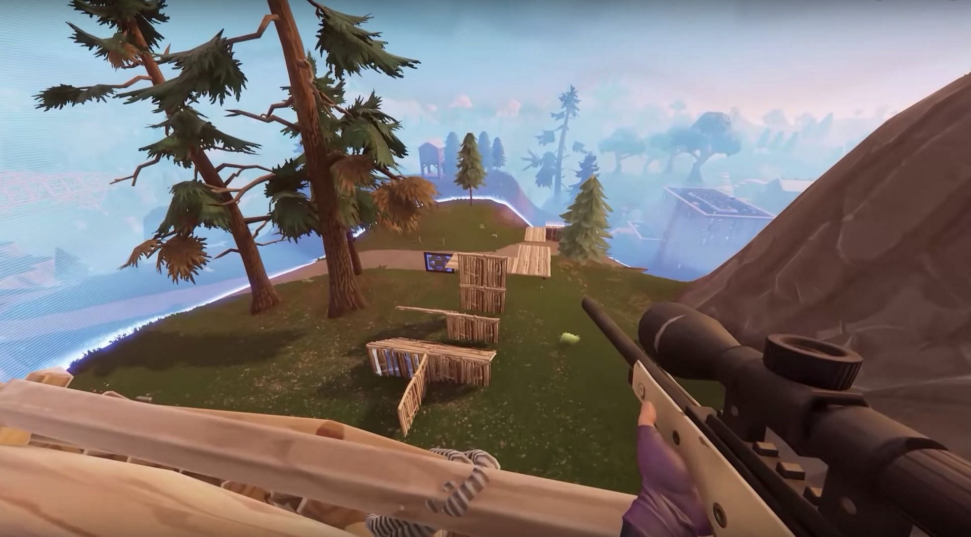 First-person sniper feed in Fortnite (Image via Twitter/ThisIsITalk)