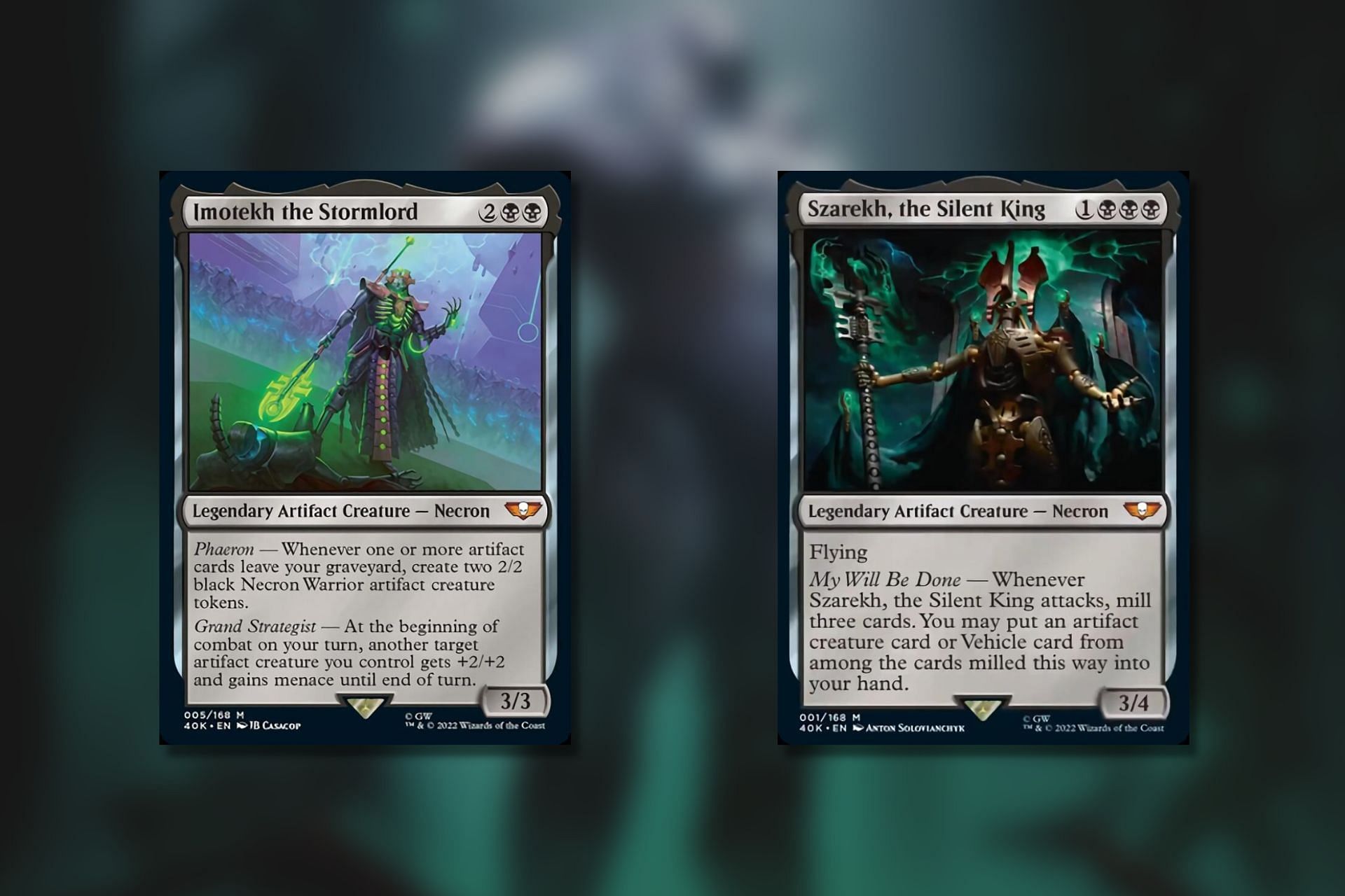 Like Artifacts and the Undead? Say hi to the Necron in Magic: The Gathering (Image via Wizards of the Coast)