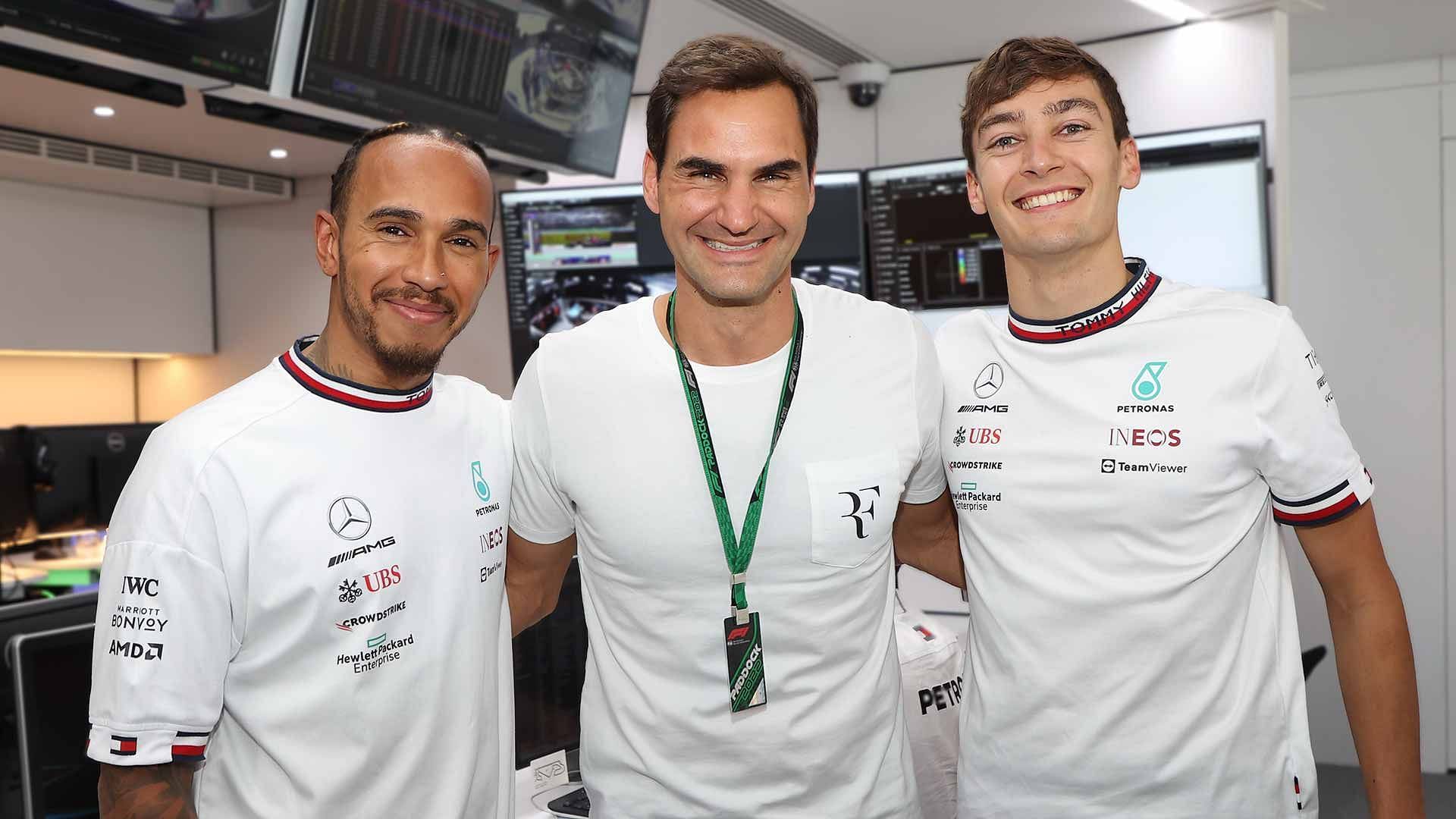 Roger Federer made an appearance to the 2022 F1 Spanish GP 