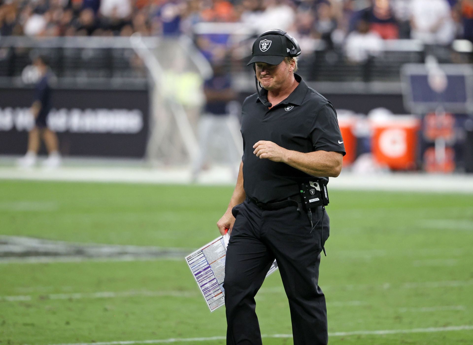 Jon Gruden hopes for 'another shot' in first public remarks since