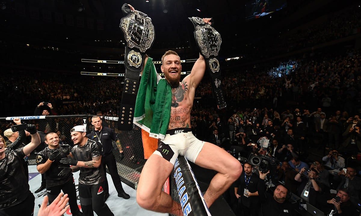 Conor McGregor made history with his lightweight title win, but never defended the gold