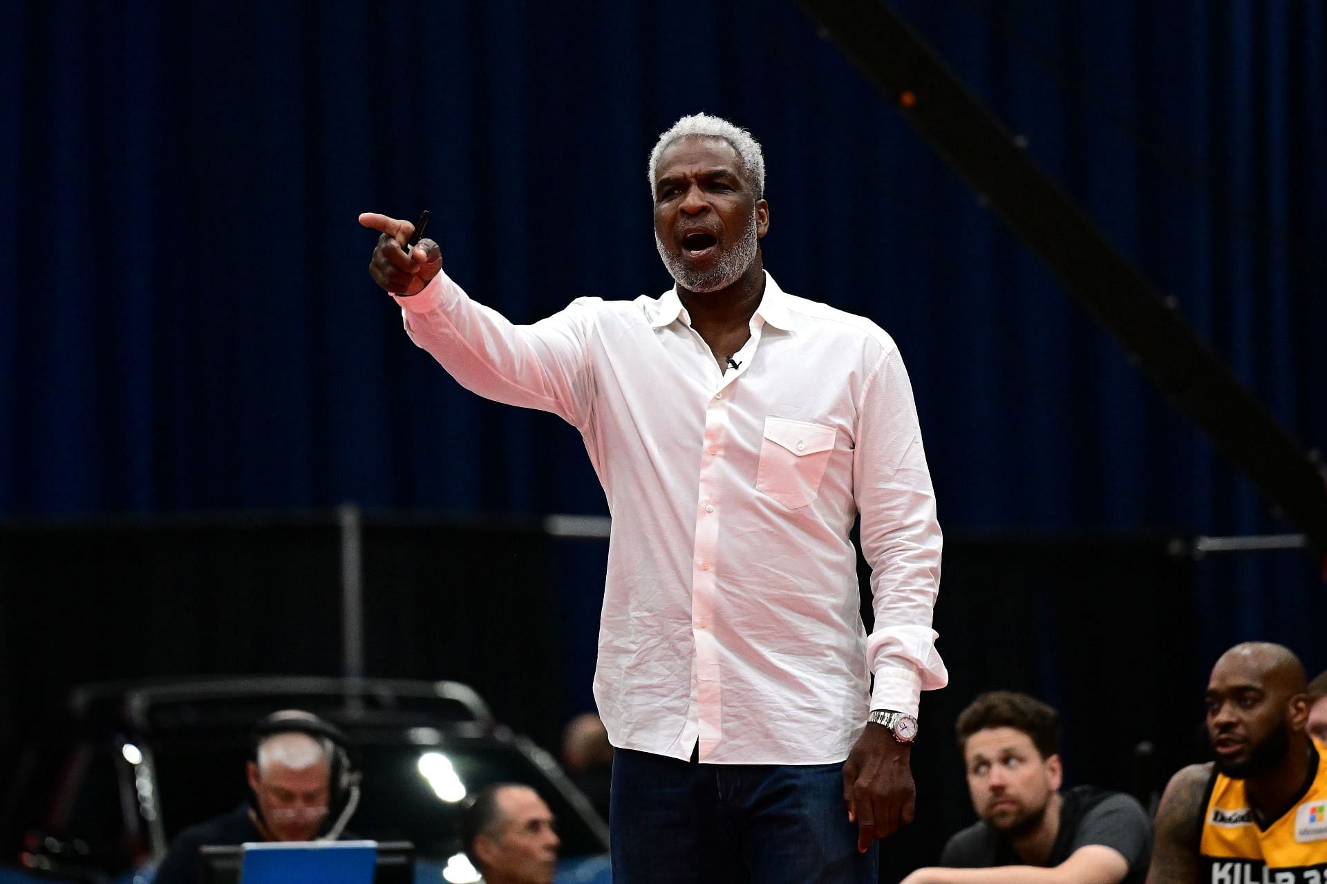 Charles Oakley during the BIG3, Week 1.