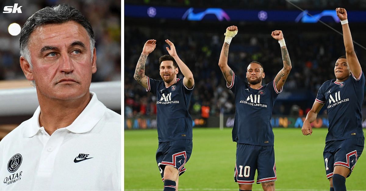 Galtier opens up rotating Lionel Messi, Kylian Mbappe and Neymar for PSG this season 
